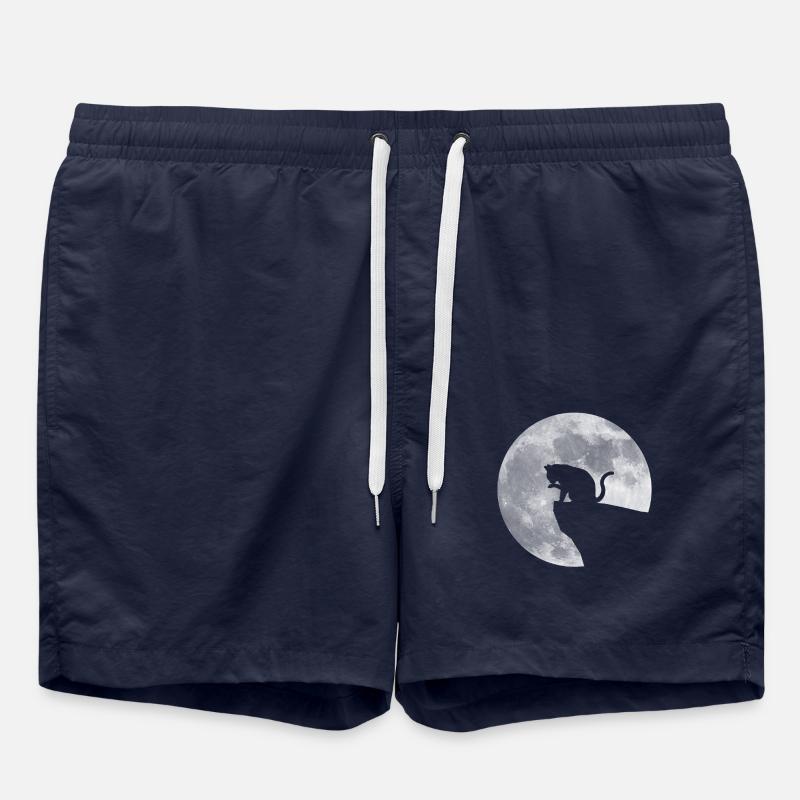 Lune Chat - Short de bain - bleu marine