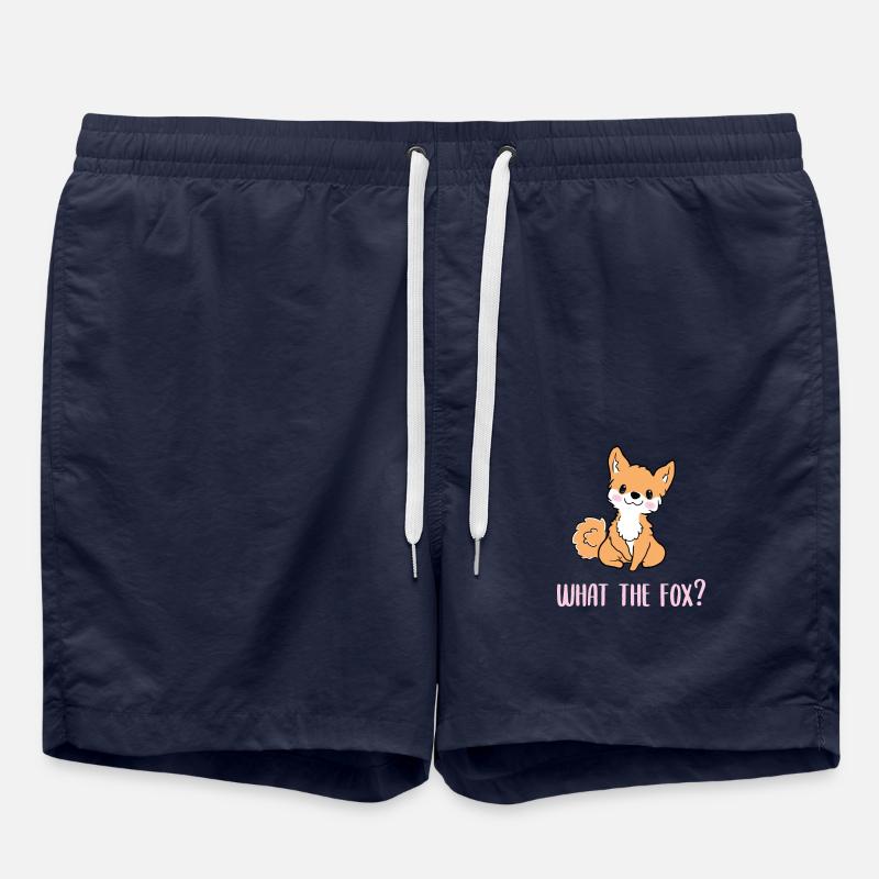 What the fox - Short de bain - bleu marine