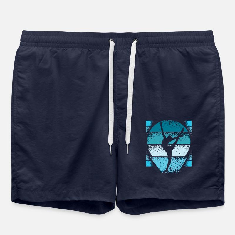 Gymnastics Retro - Swim Trunks - french navy