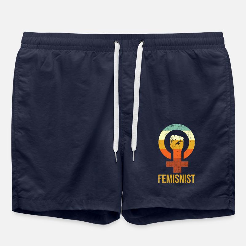 Feminism Design Symbol - Swim Trunks - french navy