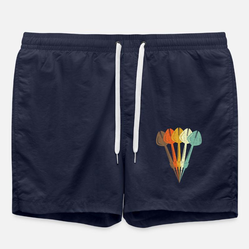 Dart Retro Style - Badeshorts - French Navy