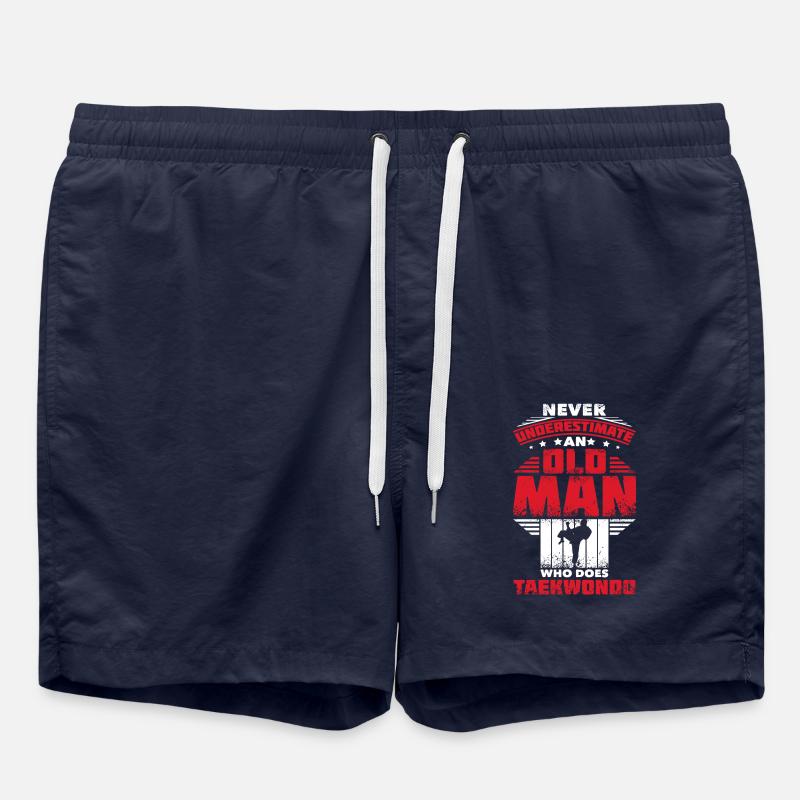 Taekwondo old man - Badeshorts - French Navy