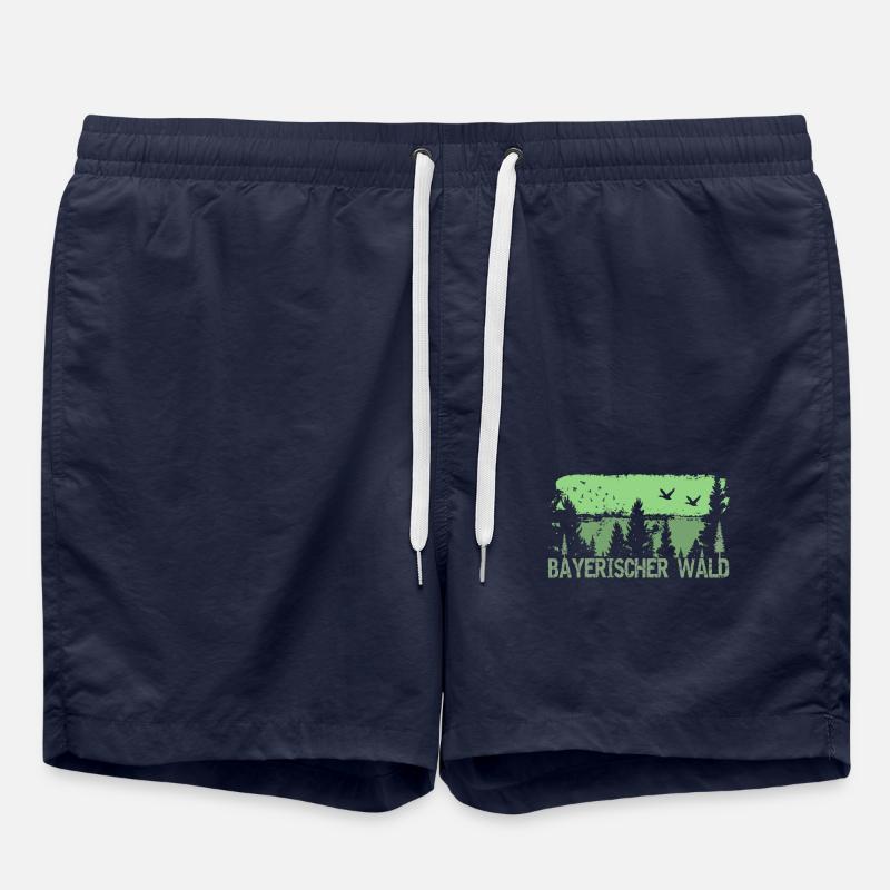 Bavarian forest - Swim Trunks - french navy