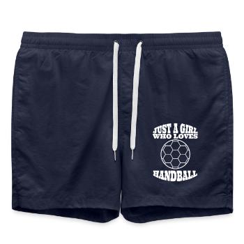 Handball handball filles femmes handball dames - Short de bain - bleu marine - Devant - AI Model Male 185 light (185cm)