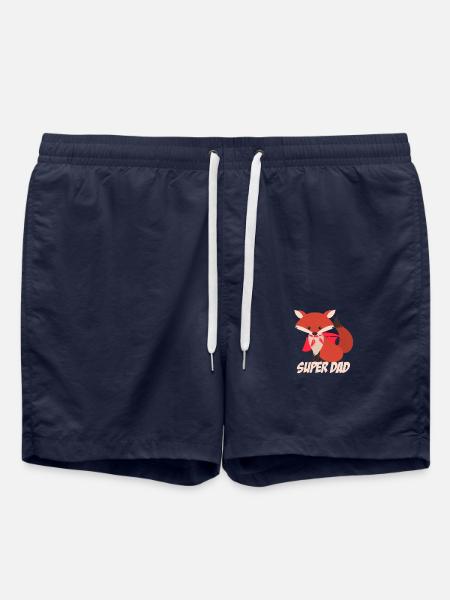 Super Dad Fuchs Father - Swim Trunks - french navy