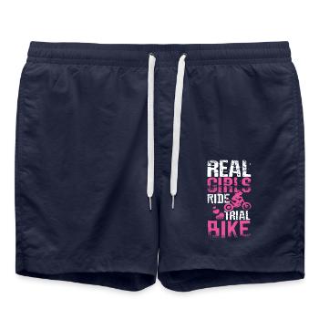Girls ride Trial bike - Badeshorts - French Navy - Vorne - AI Model Male 185 light (185cm)