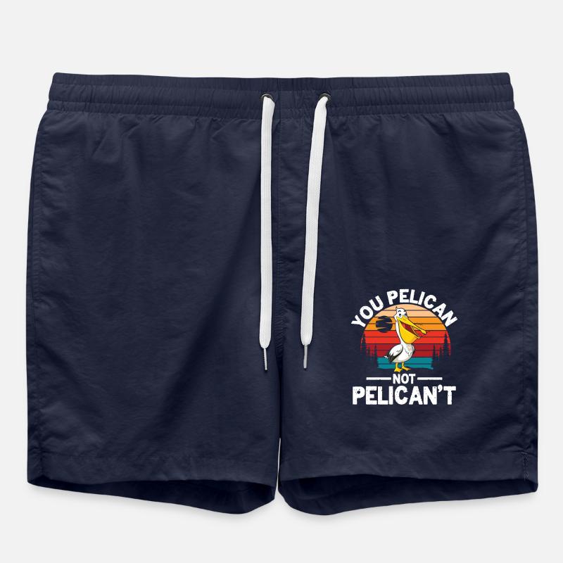 You pelican not pelican't - Swim Trunks - french navy