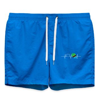 Tanzanie Drapeau de battements de cœur Vintage Tanzanie - Short de bain - cobalt blue - Devant