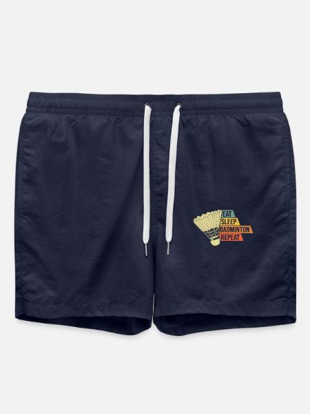 Badminton Rétro Vintage - Short de bain - bleu marine