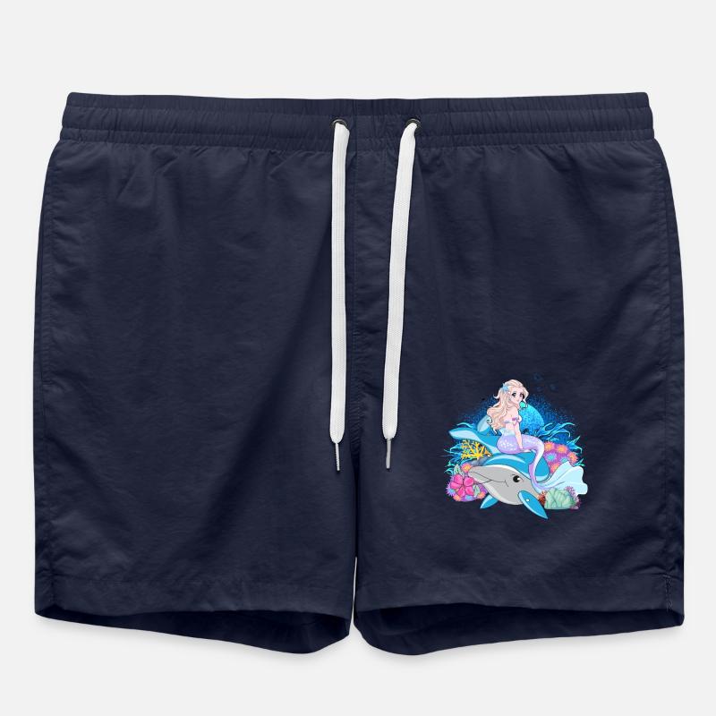 Mermaid Mermaid Gift - Swim Trunks - french navy
