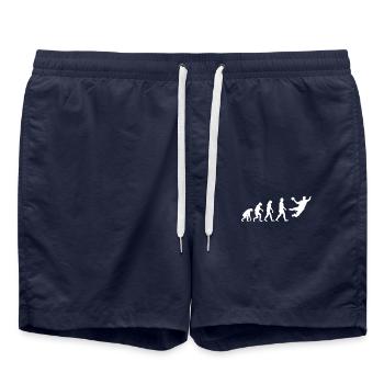 Évolution du handball - Short de bain - bleu marine - Devant - AI Model Male 185 light (185cm)