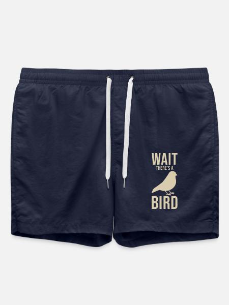 Ornithologist saying - Swim Trunks - french navy