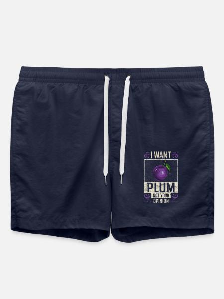 Prune disant drôle - Short de bain - bleu marine