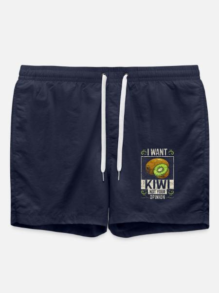 Kiwi saying funny - Swim Trunks - french navy