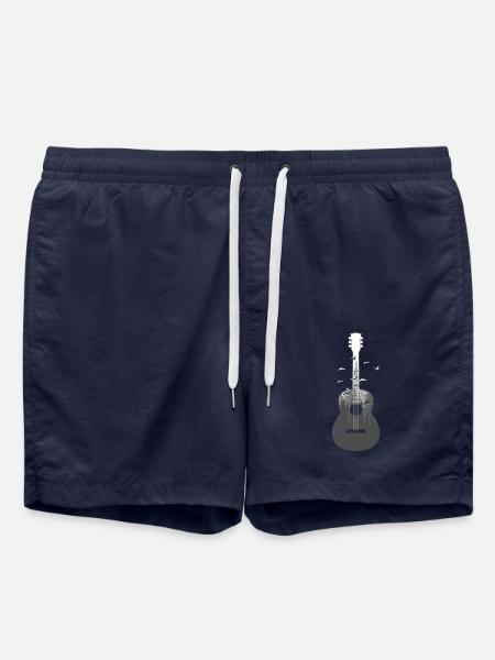 Guitar acoustics - Swim Trunks - french navy