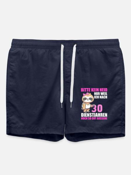 30 Jahre im Dienst 30 Jähriges Dienstjubiläum - Badeshorts - French Navy