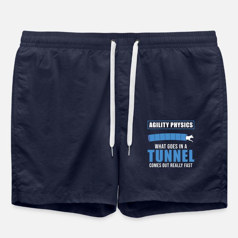 Agilité du chien - Short de bain - bleu marine