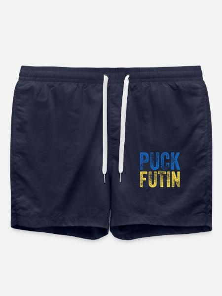 PUCK FUTIN Ukraine - Swim Trunks - french navy