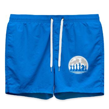 Échecs - Short de bain - cobalt blue - Devant