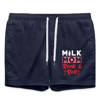 Milk Mom Rock n Roll - Short de bain - bleu marine - Devant - AI Model Male 185 light (185cm)