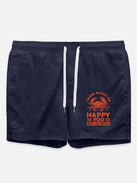 Krabben Spruch lustig - Badeshorts - French Navy