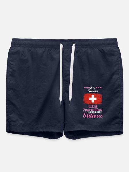 Schweizerin Frau Superstitious Stitious - Badeshorts - French Navy