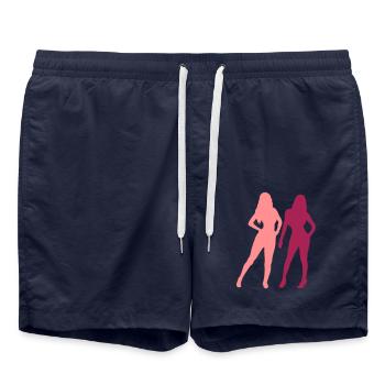 Sexy 2 Women - Swim Trunks - french navy - Front - AI Model Male 185 light (185cm)