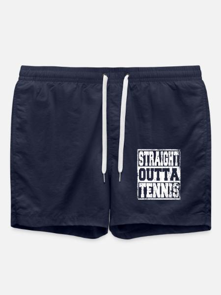 Tennis saying funny - Swim Trunks - french navy