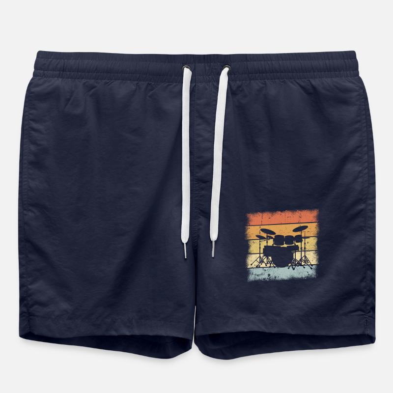 Drummer Gift - Swim Trunks - french navy
