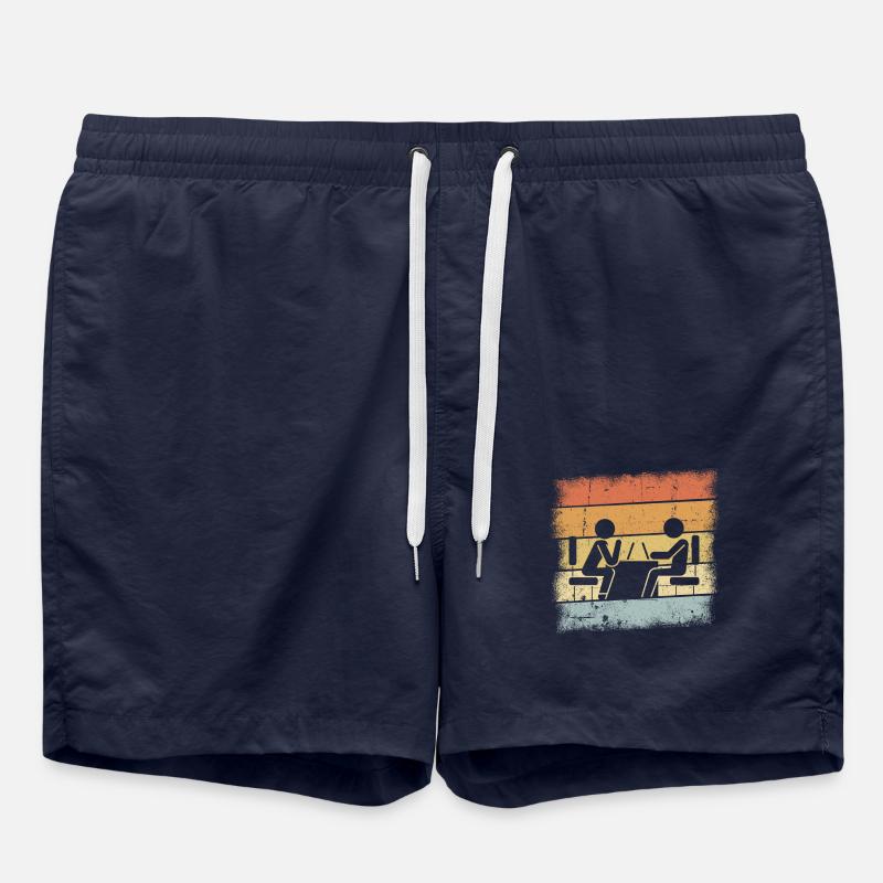 Therapist Gift - Swim Trunks - french navy