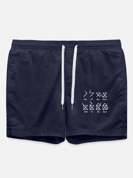 Das Haus vom Nikolaus Shirt für Weihnachten - Badeshorts - French Navy