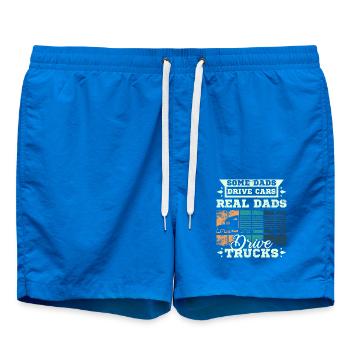 Les papas conduisent des camions - Short de bain - cobalt blue - Devant