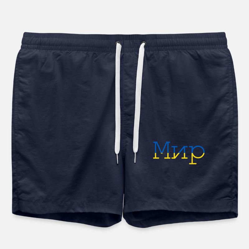 Paix ukraine avec la Finlande - Short de bain - bleu marine
