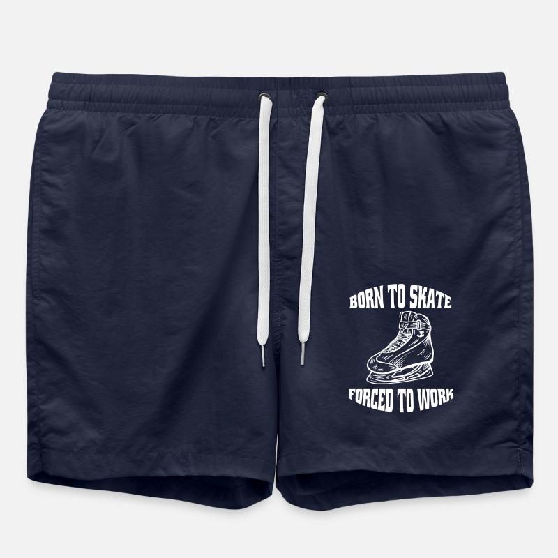 Eiskunstlaufen Schlittschuh Eiskunstlauf Eislauf - Badeshorts - French Navy