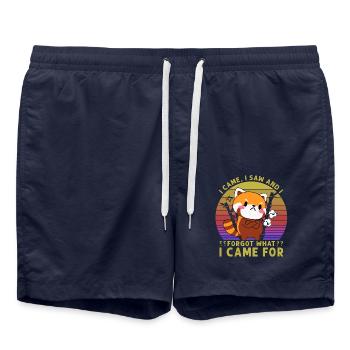 I came I saw and I forgot what I came for - Swim Trunks - french navy - Front - AI Model Male 185 light (185cm)