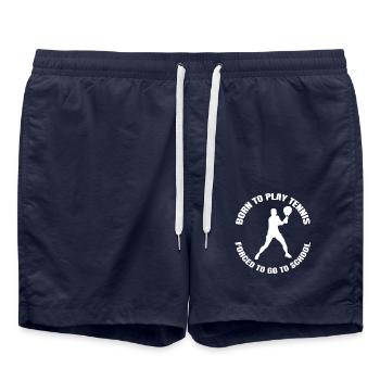Tennis Tennis Club Raquettes de tennis Joueurs de tennis - Short de bain - bleu marine - Devant - AI Model Male 185 light (185cm)