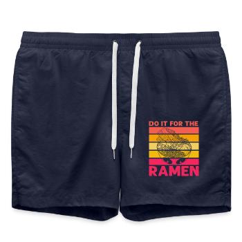 Faites-le pour les Ramen - Short de bain - bleu marine - Devant - AI Model Male 185 light (185cm)