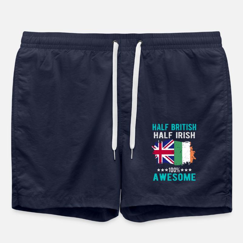 Moitié britannique moitié irlandais - Short de bain - bleu marine