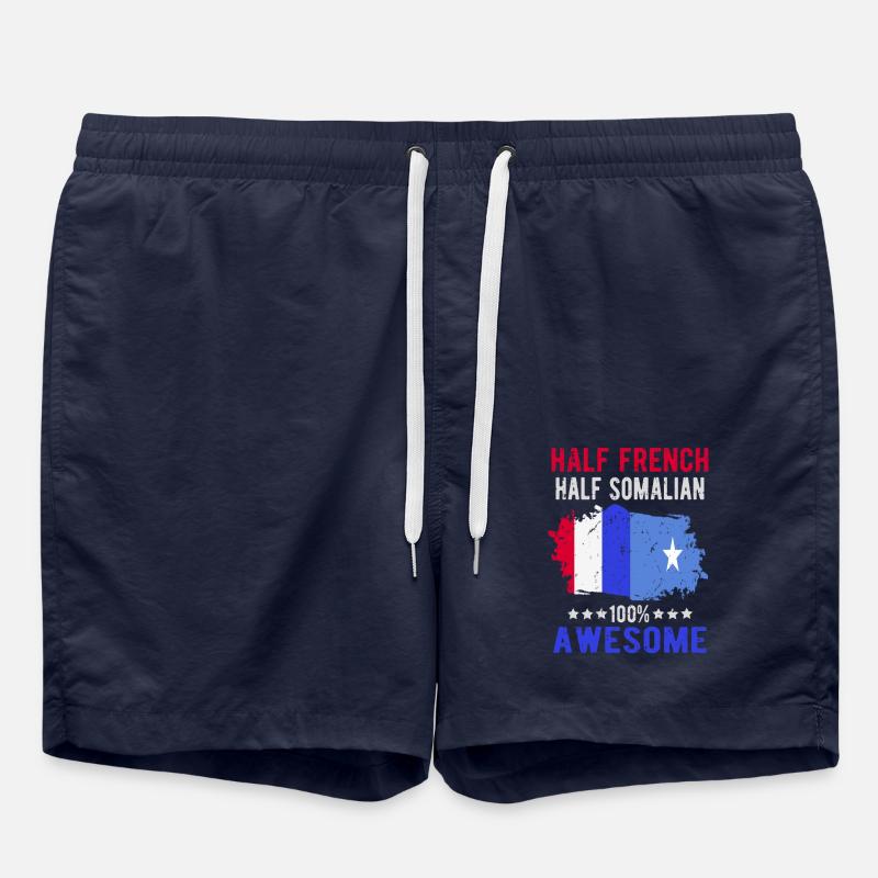 Moitié Français moitié somalien - Short de bain - bleu marine