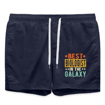Best Biologist ever Biologist Gift - Swim Trunks - french navy - Front - AI Model Male 185 light (185cm)