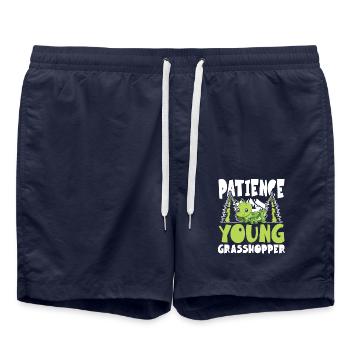 Patinece Young Grasshopper - Badeshorts - French Navy - Vorne - AI Model Male 185 light (185cm)