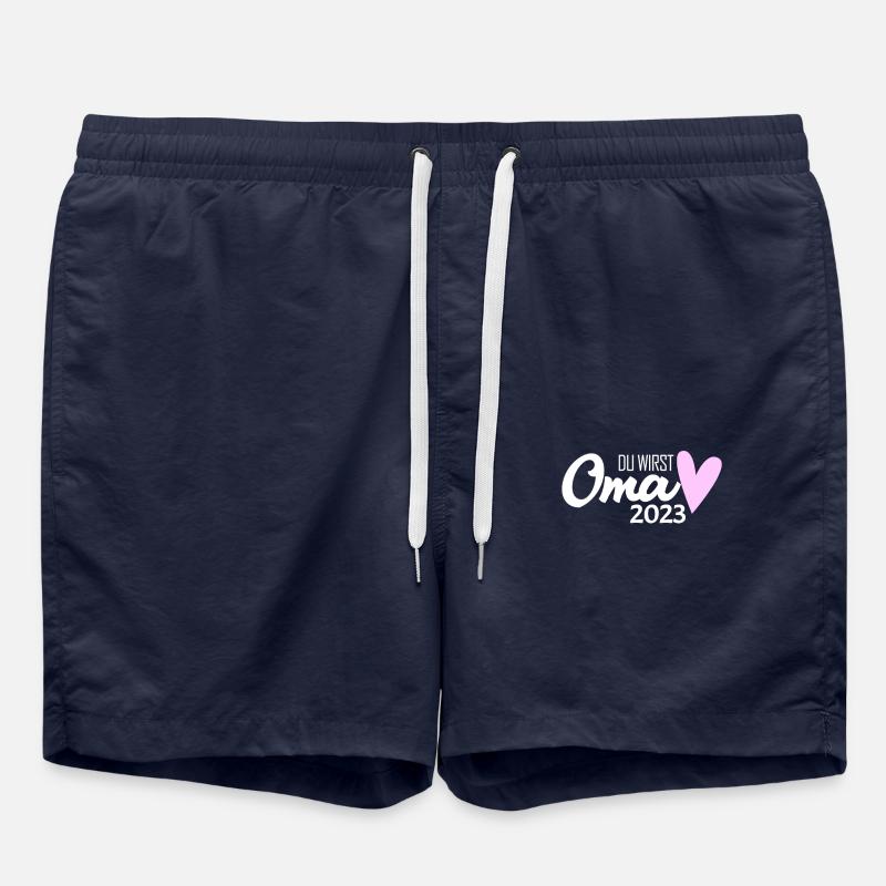 Oma 2023 - Werdende Oma 2023 - Badeshorts - French Navy