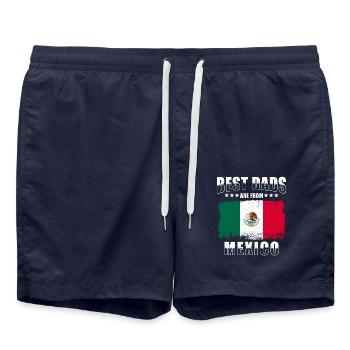 Père mexicain - Short de bain - bleu marine - Devant - AI Model Male 185 light (185cm)