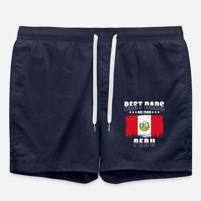 Père péruvien - Short de bain - bleu marine