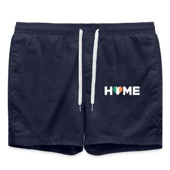 Ireland Home Ireland Flag Ireland Love - Swim Trunks - french navy - Front - AI Model Male 185 light (185cm)