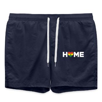 Bolivia Home Bolivia Flag Bolivia Love - Swim Trunks - french navy - Front - AI Model Male 185 light (185cm)