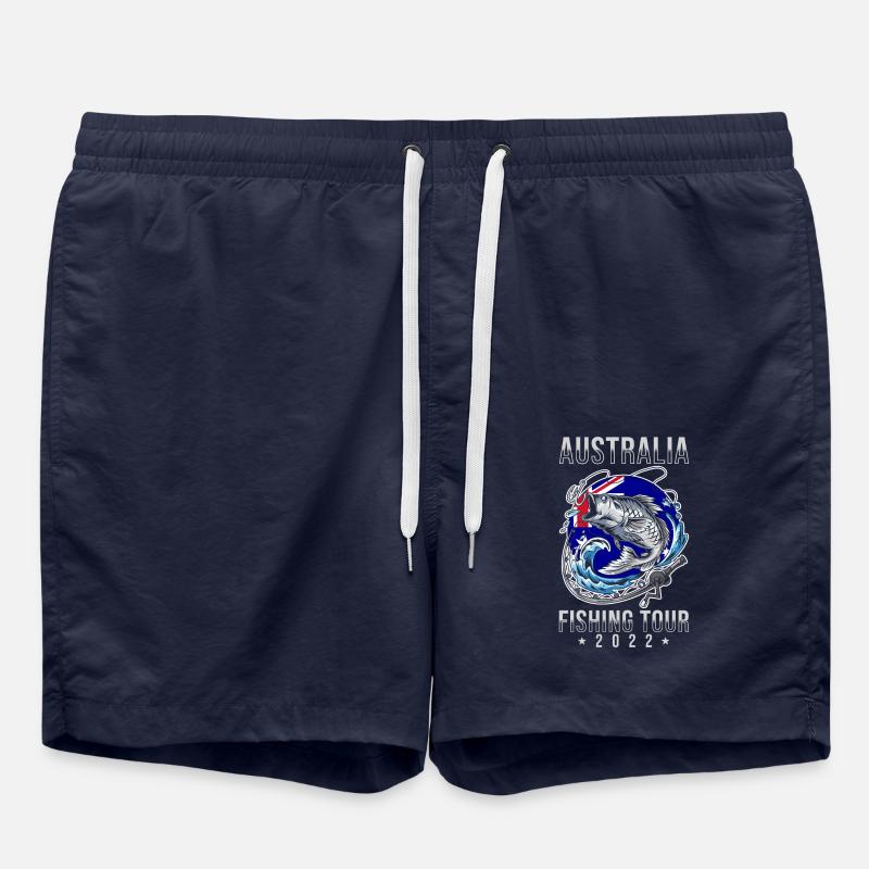 Circuit de pêche Australie 2022 - Short de bain - bleu marine