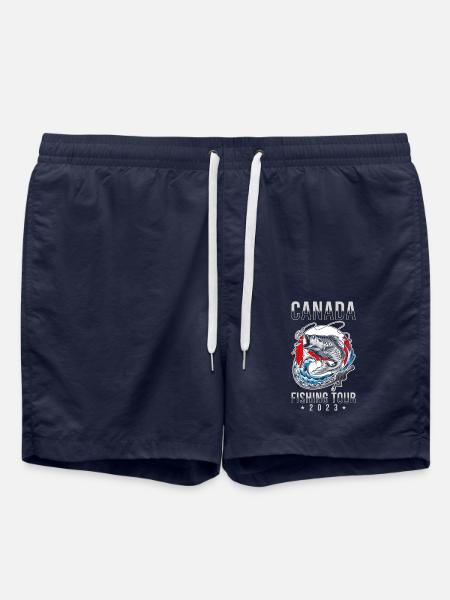 Fishing Tour Canada 2023 - Swim Trunks - french navy