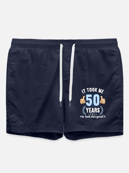 det tog mig 50 år at se så godt ud 50 års fødselsdag - Badeshorts - navy