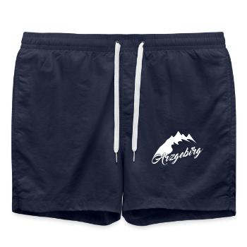 Arzgebirg Schwamme Wandern - Badeshorts - French Navy - Vorne - AI Model Male 185 light (185cm)